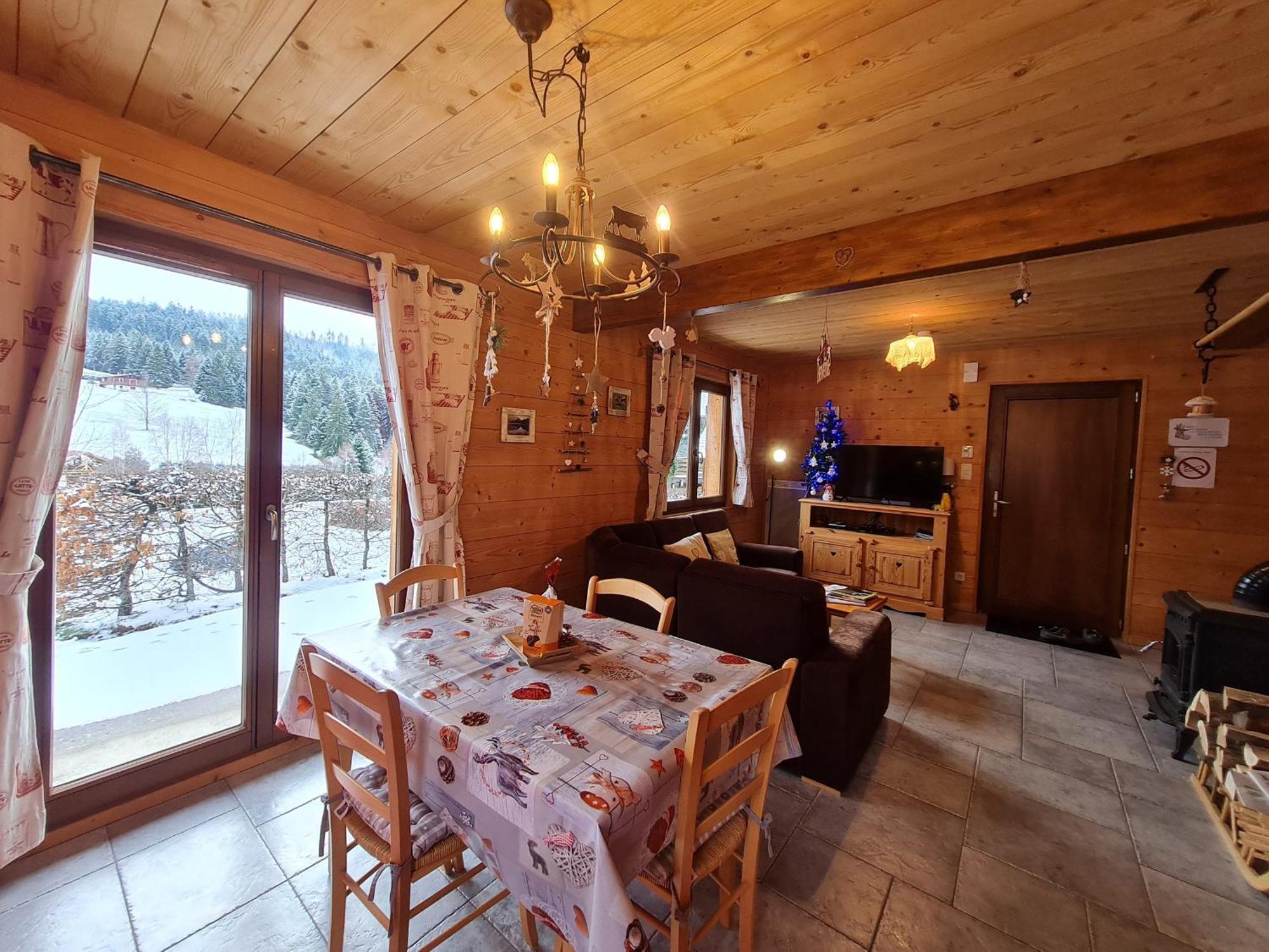 Chalet Chaleureux Face Aux Pistes, Proche Gerardmer, Ideal Pour Famille, Balcon Et Terrasse - Fr-1-589-182 Ban-sur-Meurthe-Clefcy Exterior foto